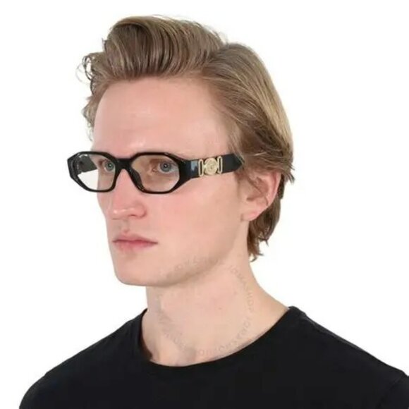 Versace Men Black Geometric Eyeglasses VE3320U GB1 BRAND NEW - Picture 10 of 14